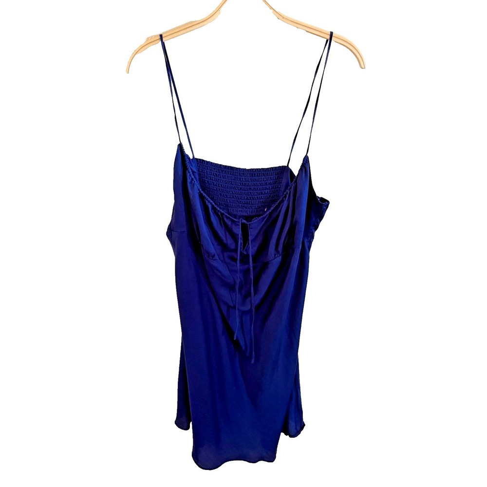 Vintage Y2K Victoria's Secret Angels Babydoll Slip Dress Blue Blue Lyocell‎ XL